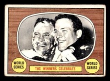1967 Topps Baseball #155 World Series (The Winners Celebrate) VG *e1