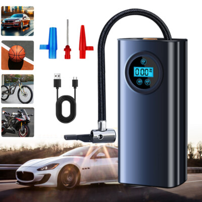 150 PSI Air Compressor Tire Inflator Fits Car Moto Bike Tires Air Pump Portable