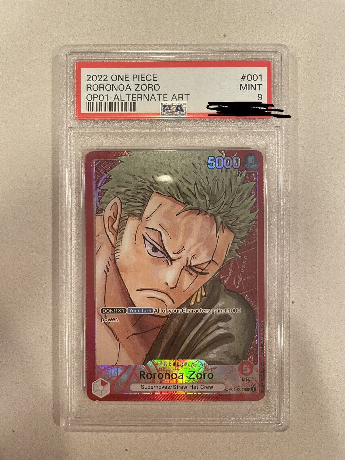 One Piece DON Card Custom Handmade to Order Roronoa 