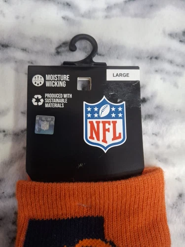 Denver Broncos Socks Size L(8-13)