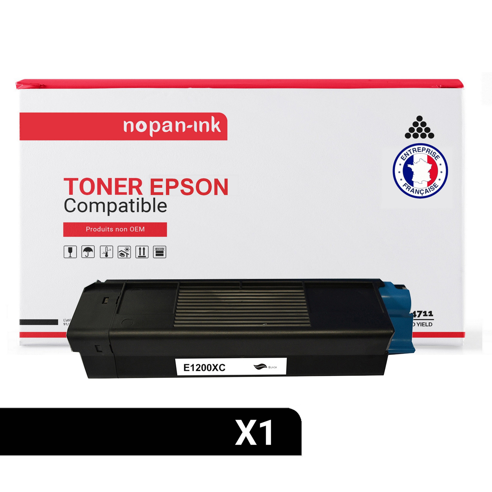 Cartouche de toner C13S050521 noir compatible Epson imprimante