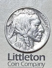 1937-P Buffalo/Indian Head Nickel - Original Clear Date - Littleton Coin Album