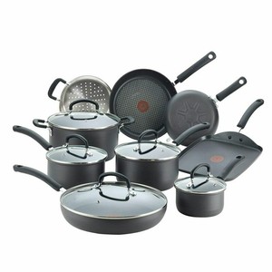 T-Fal E918Se Ultimate Hard Anodized Nonstick 14 Piece Cookware Set, Dishwashe  eBay