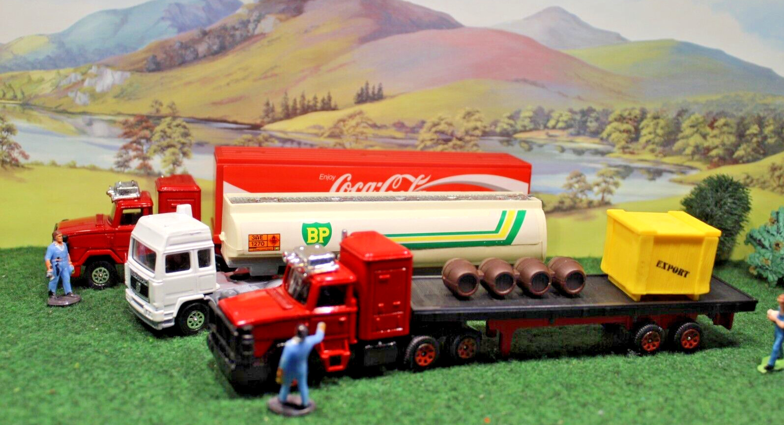 Miniature Corgi 1/64 Camion Citerne Seddon Atkinson BP - Blanc