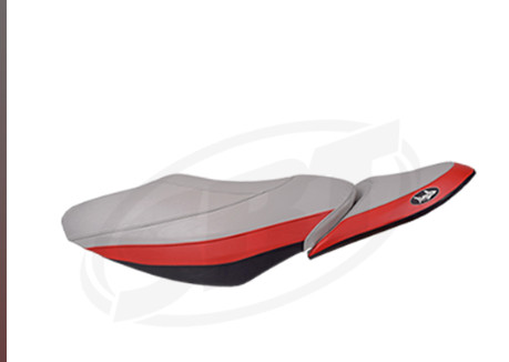 Premium Seat Cover for Yamaha FX (Non Cruiser) 2002-2008 GRAY/RED/BLACK