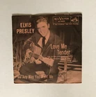 ELVIS PRESLEY 7" 45 P/S - Love Me Tender/Any Way You Want Me - RCA Pink Sleeve