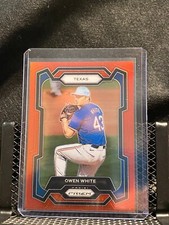 Owen White 2024 Prizm Red Prizm #63/299 - Rangers