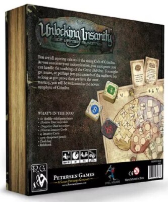 Unlocking Insanity: Dice Vermiis Mysteriis Würfelspiel 2020 Brandneu & Sealed