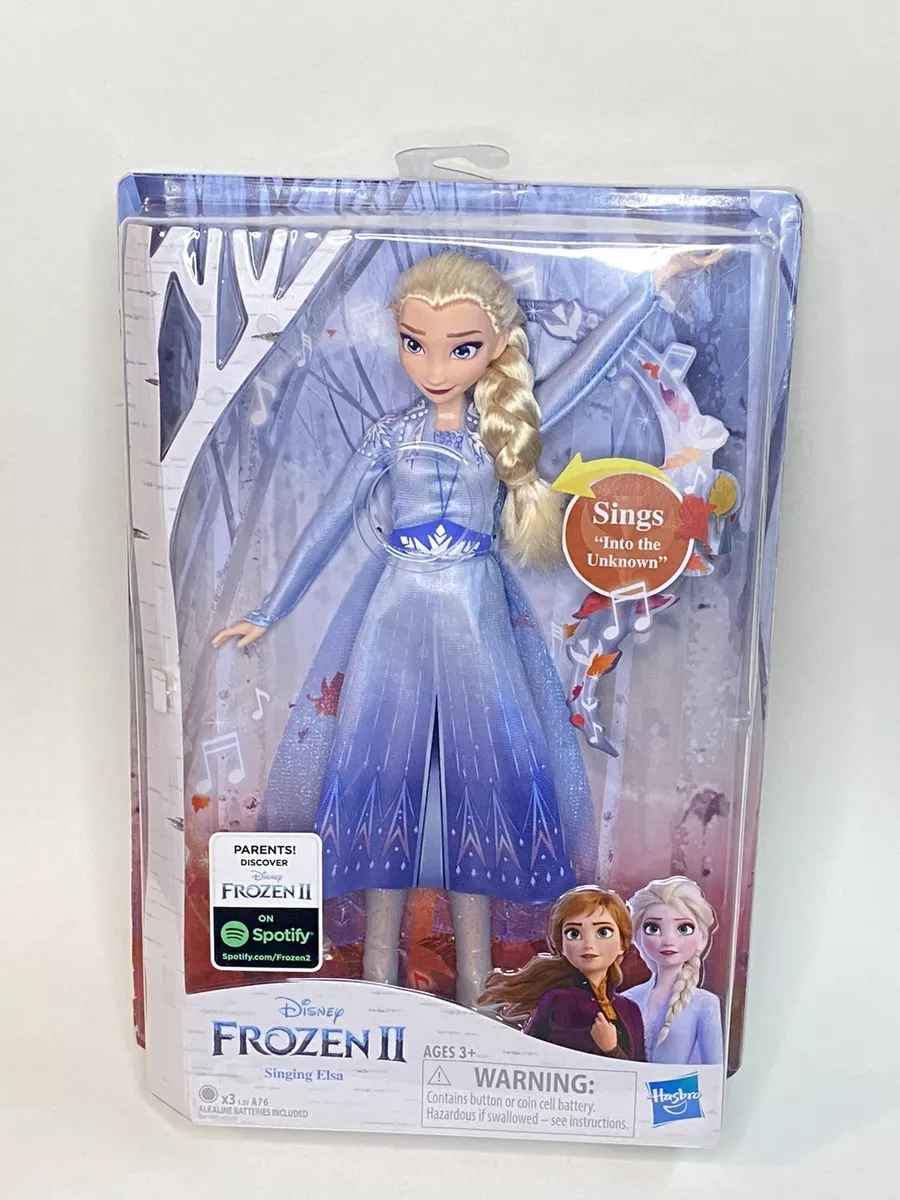 Disney Frozen 2 Singing Elsa Musical Fashion Doll, Includes Blue Dress 