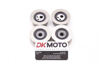 08 DUCATI 848 OEM TIMING BELT TENSIONER BUSHINGS ROLLERS FIXED MOVEABLE R7.BX20