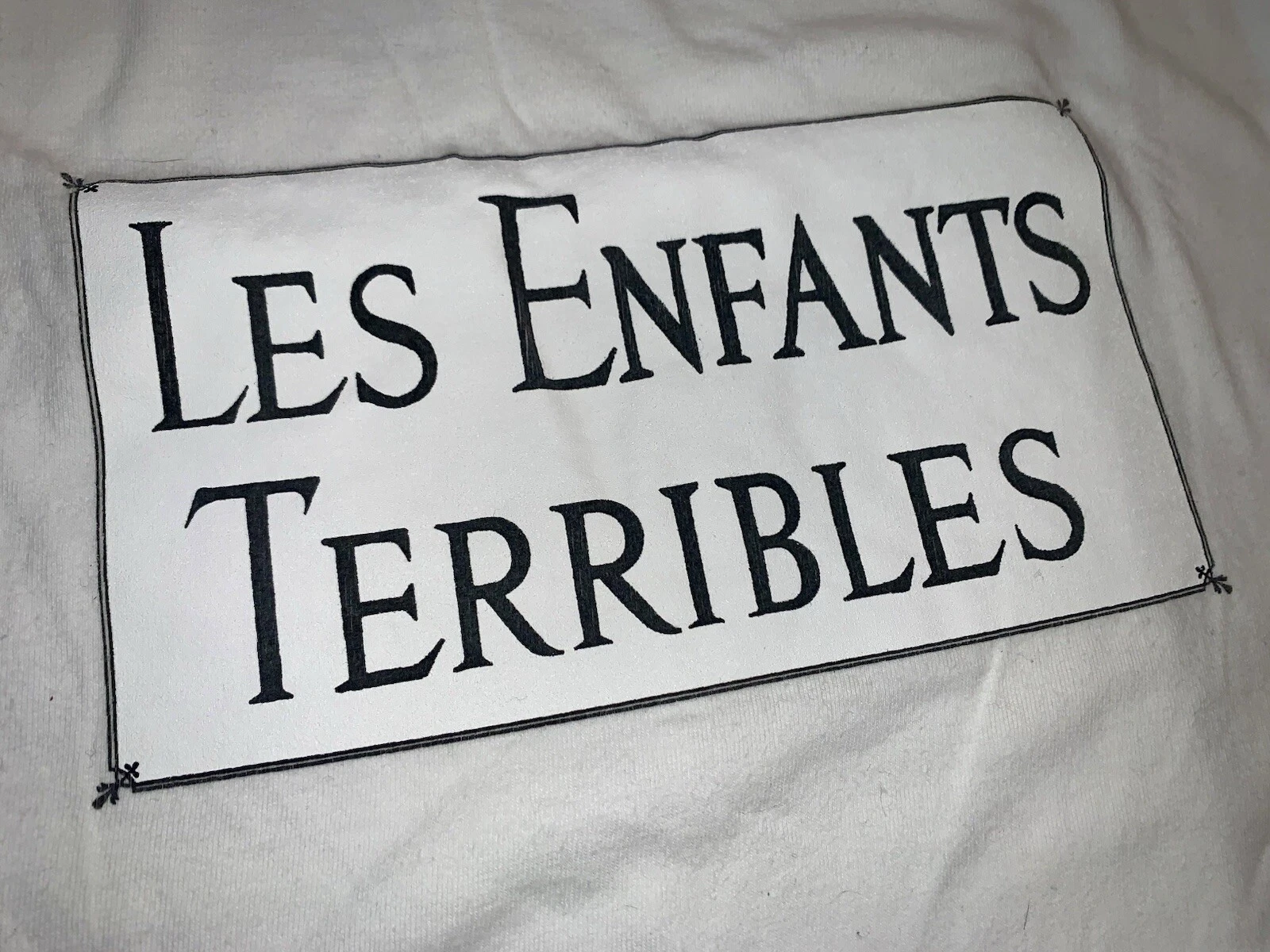 Tee shirt Supreme Les Enfants Terribles M blanc FW12 neuf