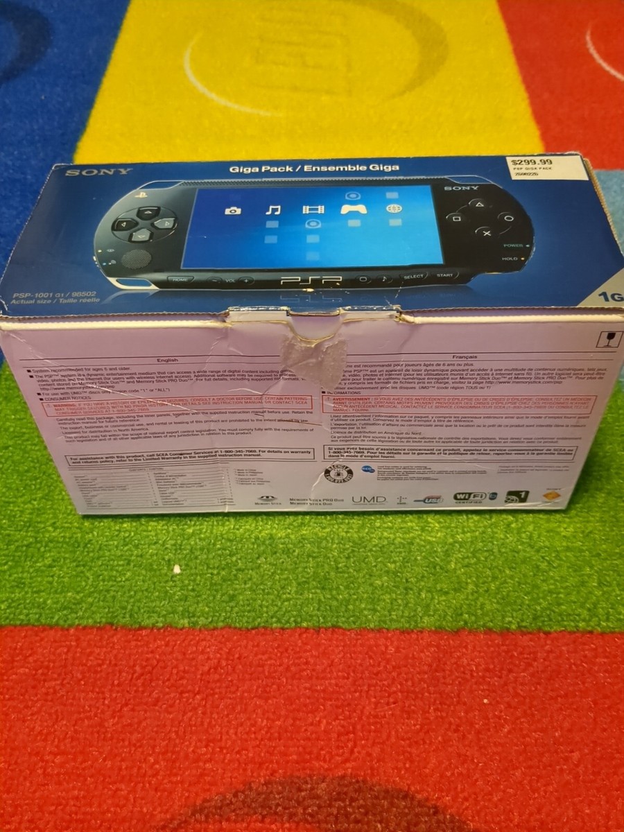 Sony PSP 1001 G1 Giga Pack US Version PlayStation Portable