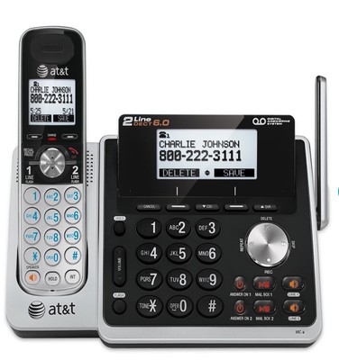 AT&T TL-88102 2-Line Answering System With Dual Caller