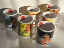6er Set Coca Cola Mini Tassen H 6 cm D 5 cm Espressotasse SammeltassePIOS 2003