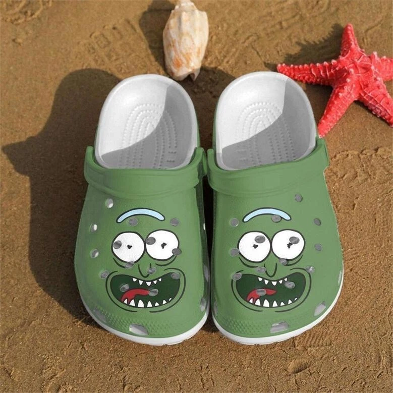 Funny Green Pickle-Inspired Clogs