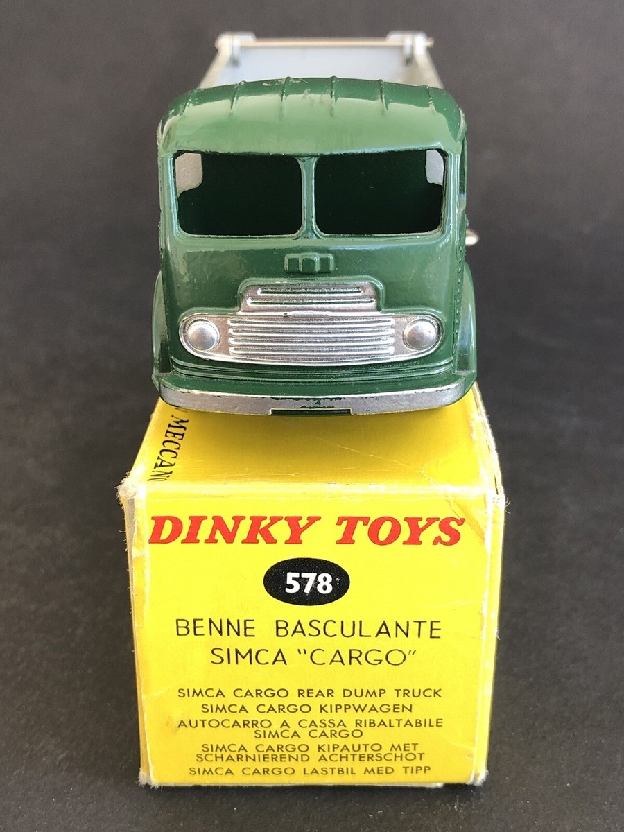 ANCIENNE DINKY TOYS FRANCE 578 BENNE BASCULANTE SIMCA CARGO Boîte d