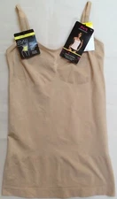 NWT MAIDENFORM LIGHT CONTROL NUDE SEAMLESS SHAPING TANK 12584 SIZE MEDIUM $29   