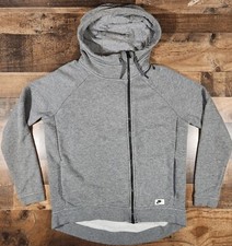 Nike Hoodie Sweatshirt Womens Small Gray NSW Modern Cape Full Zip Athleisure