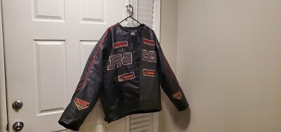 Source Jeans Nu Gear leather racing jacket size 2XL 4.5 lbs heavy