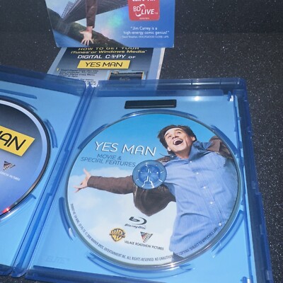 Yes Man (Blu-ray, Digital Copy, 2008) w/slipcover 883929037186| eBay