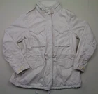 Ralph Lauren Denim & Supply Jacket Mens L White Patchwork Cargo Hooded Flag