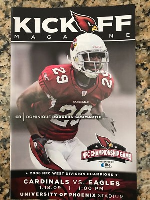 2008 NFC Championship Game Program Philadelphia Eagles vs Arizona Cardinals
