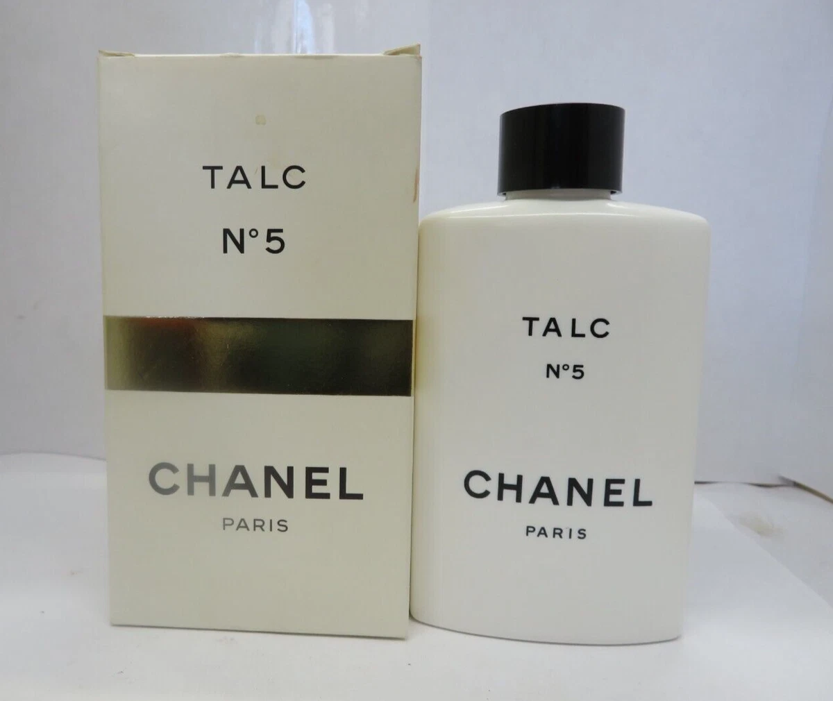 Vintage Ladies Perfume Scented Chanel No 5 Talc Talcum Powder