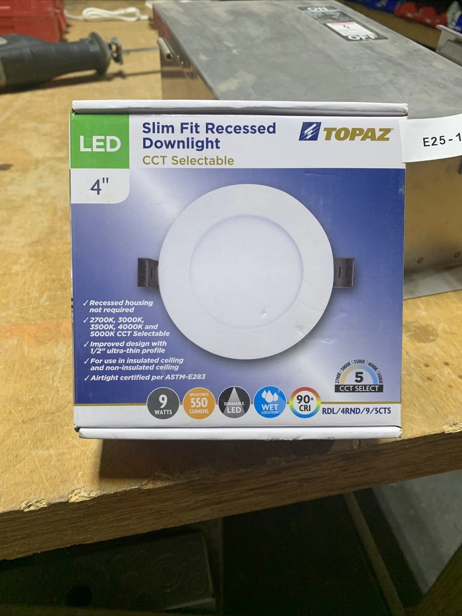 Topaz 4 slim led downlight deals
