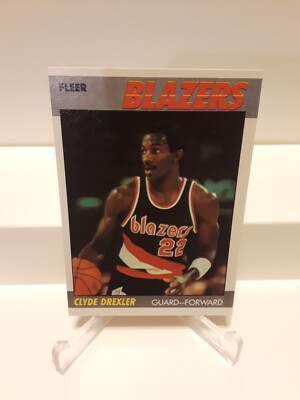 1987-88 Fleer Clyde Drexler Portland Trail Blazers # 30