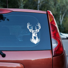 deer decal for car, vinyl decal truck hunting whitetail bumper window door