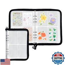 Sticker Storage Organizer Reusable Sticker Book Album Binder Sticker Holder f