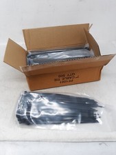 500 PACK 7  ZIP TIES NYLON BLACK PF1001 WEATHER RESISTANT WIRE CABLE TIES