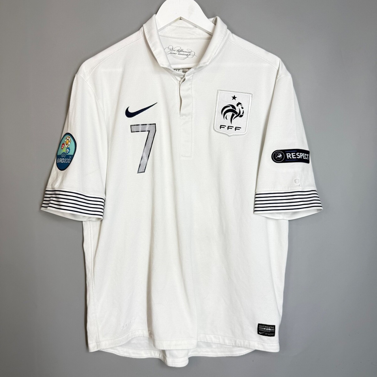 FRANCE 2012 2013 AWAY FOOTBALL SHIRT SOCCER JERSEY NIKE