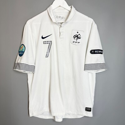 サッカー フランス代表 2012 アウェイ #7 リベリー XLサイズ タグ付き サッカー フランス代表 2012 アウェイ #7 リベリー XLサイズ