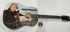 JUSTIN HAYWARD SIGNED CUSTOM ACOUSTIC GUITAR THE MOODY BLUES JSA COA — photo 1
