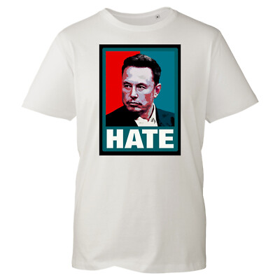 Hates Elon T-Shirt, Suit Elon On USA Flag Graphic Tee Unisex Tee Top