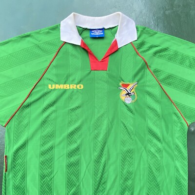 Bolivia 1994 1995 Home Football Shirt Men's XL Umbro Genuine