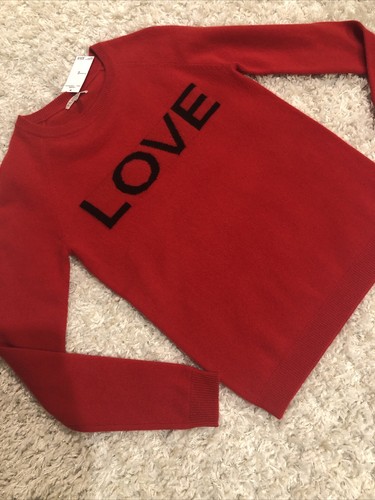 Philosophy 100% Cashmere Pullover LOVE 