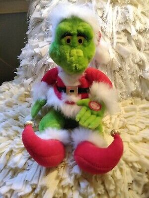 Grinch Who Stole Christmas Animated Plush Moves, Sings | eBay