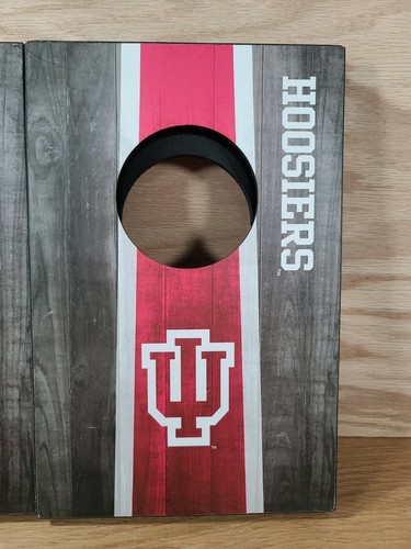 IU Hoosiers Cornhole Mini Tabletop Bean Bag Toss Game by Wild Sports - Picture 5 of 9