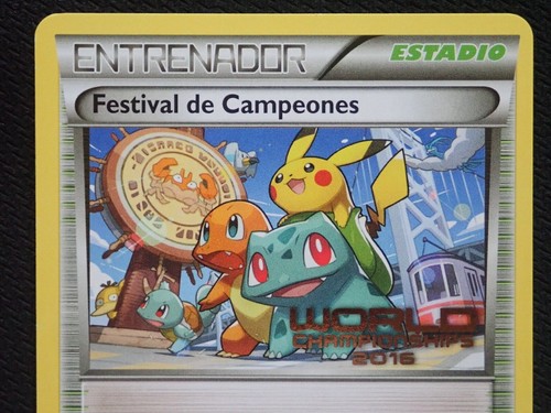 FESTIVAL DE CAMPEONES XY176 - TARJETA PROMOCIONAL POKEMON CAMPEONATOS MUNDIALES 2016 ESPAÑOL - Imagen 2 de 20