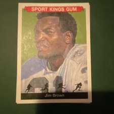 2018 Sage Sportkings Jim Brown #32 Cleveland Browns Football Card