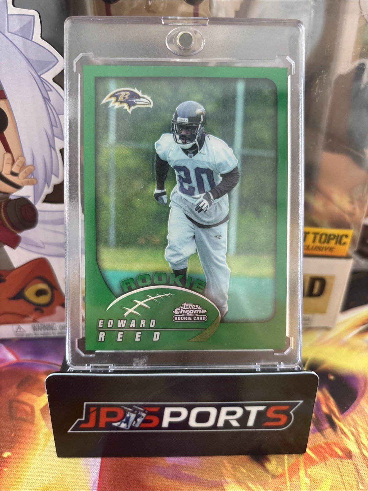 2002 Topps Chrome - Rookie Refractor Ed Reed #208 (RC)