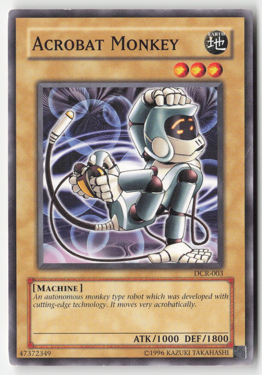 Acrobat Monkey DCR-003 YuGiOh Dark Crisis trading card — raw and PSA graded price guide
