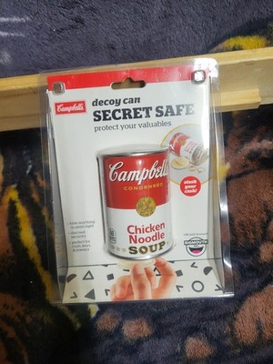 Campbell's Soup Decoy Can Secret Safe - Hide money where burglars won't look!