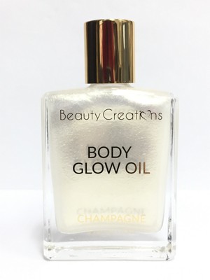 Beauty Creations Body Glow Oil - Champagne GB0-1, 1.76 oz