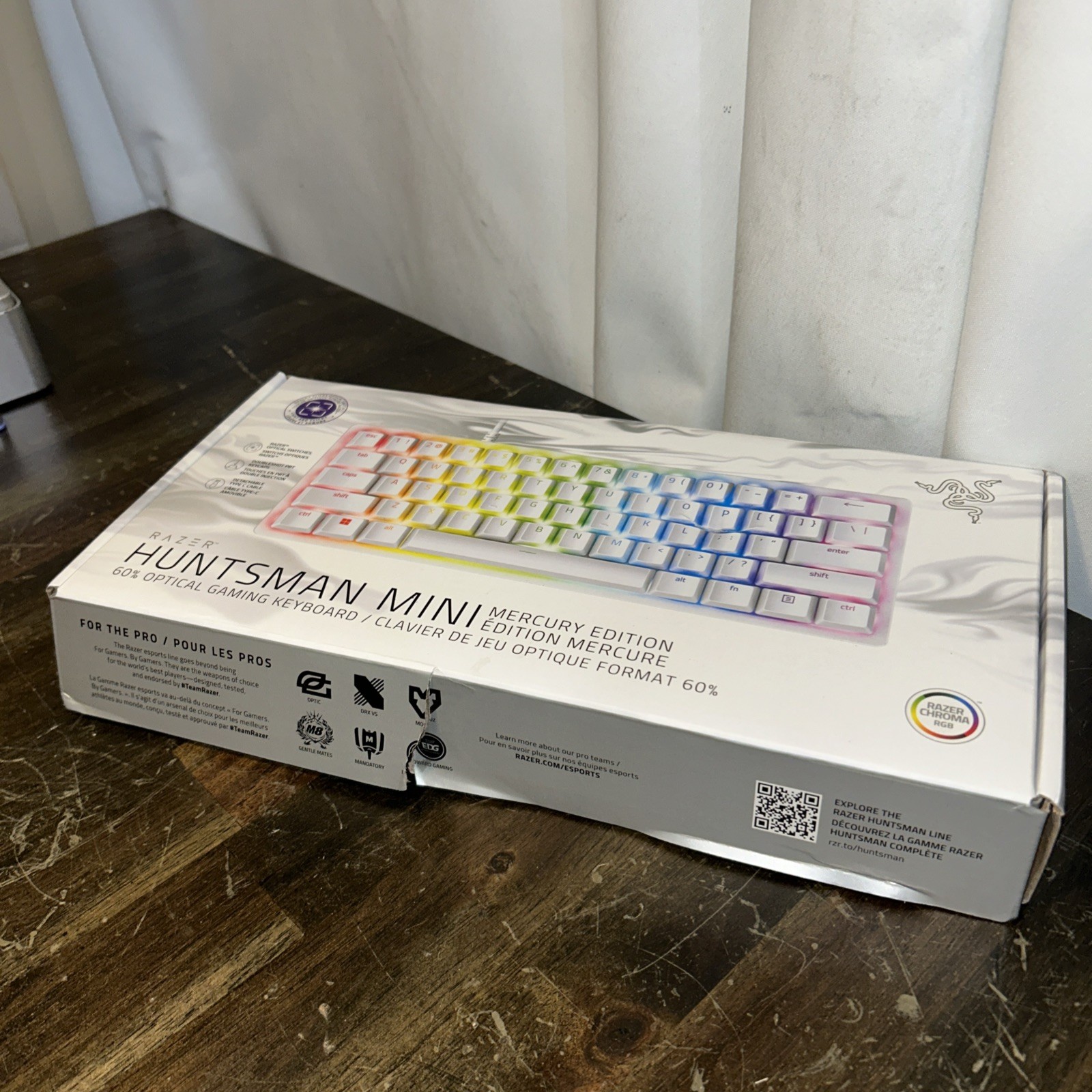 NEW Razer Huntsman Mini Mercury 60% Optical Gaming Keyboard 