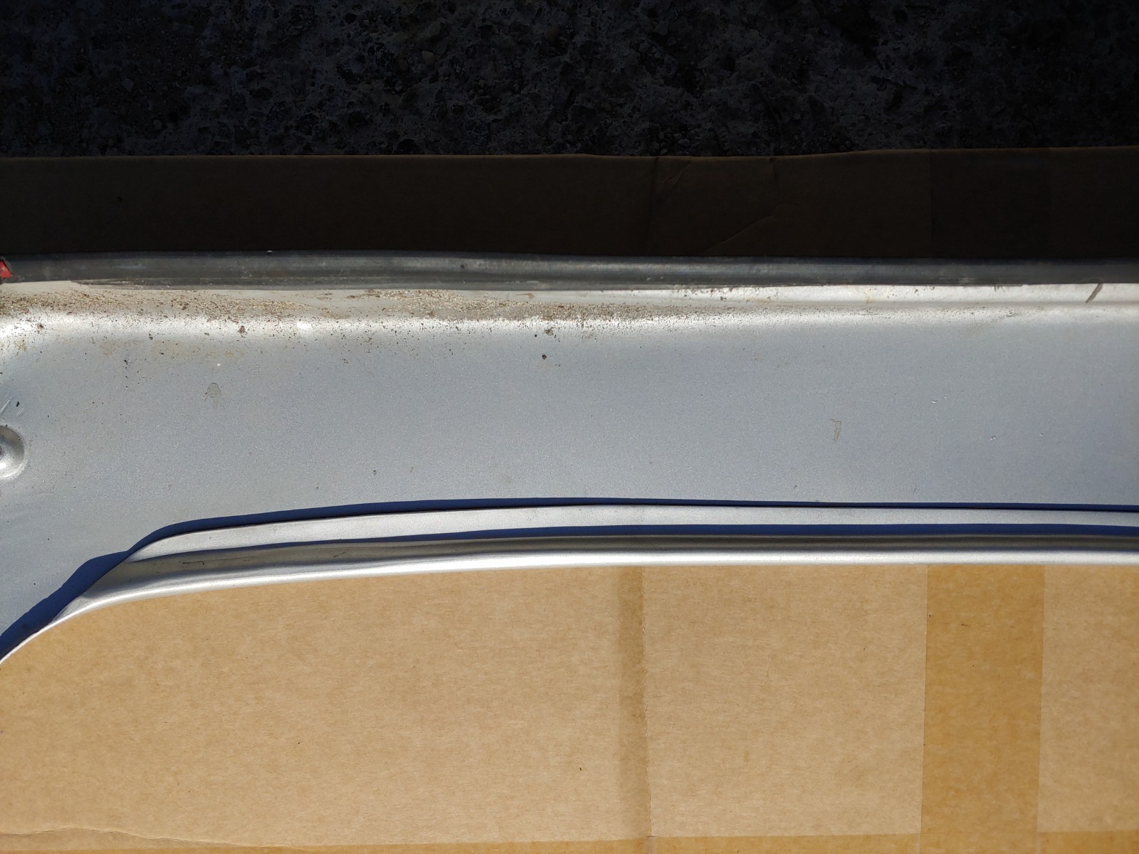 Ferrari 360 Modena OEM LH Door Panel Pocket Trim Cover Metallic Silver