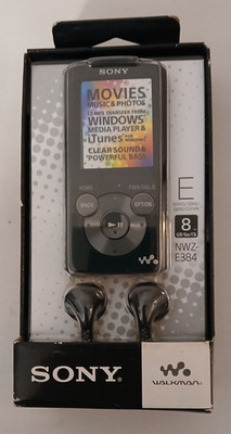 Sony Walkman NWZ-E384 8 GB E Series Digital Music Media Mp3 Player, NEW & Sealed