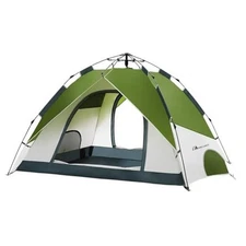  Instant Pop Up Tent for 3-4 Person - Automatic Portable, Windproof for Emerald